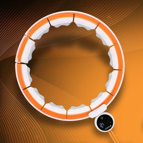 ZESTAW HULA HOP MAGNETYCZNY WHITE/ORANGE HHM21 Z LICZNIKIEM HMS + PAS WYSZCZUPLAJĄCY BR1313 ZESTAW HULA HOP MAGNETYCZNY WHITE/ORANGE HHM21 Z LICZNIKIEM HMS + PAS WYSZCZUPLAJĄCY BR1313