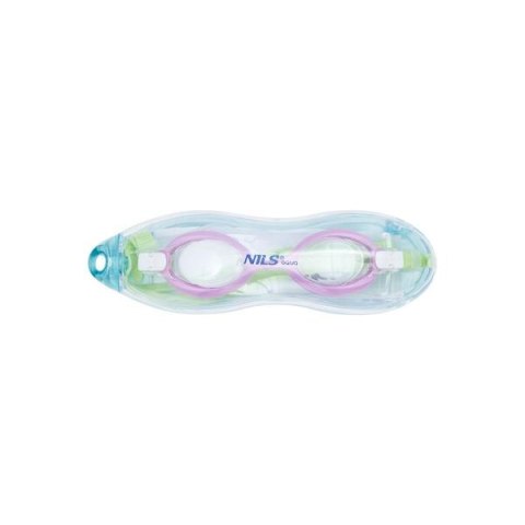 NQG700AF ZIELONY/ FIOLETOWY JUNIOR OKULARKI NILS AQUA