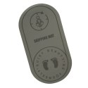 Mata fitness do ćwiczeń jogi wygłuszająca antypoślizgowa 125x61,5x0,6 cm szara