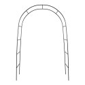 Pergola ogrodowa LUARO łuk uchwyt na róże kwiaty bluszcz pnącza metalowa 240 x 140 cm