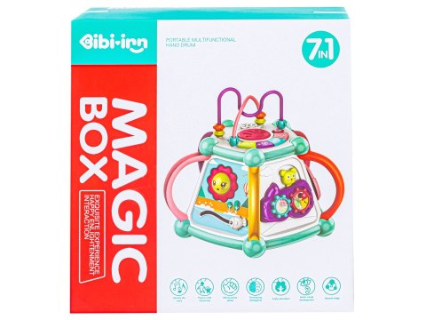 Multikostka Kostka Bryła Piramida Edukacyjna Sensoryczna zabawka dla malucha 7w1