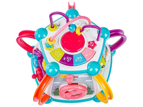 Multikostka Kostka Bryła Piramida Edukacyjna Sensoryczna zabawka dla malucha 7w1