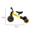 Rowerek biegowy Trike Fix Mini rower wielofunkcyjny 3w1 żółty