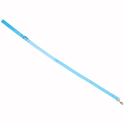 Smycz dla psa kota świecąca spacer jesień zima noc LED 1,2 m niebieska