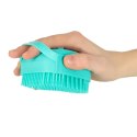 Szczotka silikonowa czyścik myjka do mycia psów kotów z dozownikiem miętowa