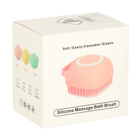 Szczotka silikonowa czyścik myjka do mycia psów kotów z dozownikiem miętowa