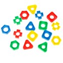 Klocki konstrukcyjne edukacyjne śruby montessori 30 elementów