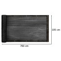 Osłona balkonowa LUARO mata maskująca siatka cieniująca na balkon taras 150g/m2 105x700cm UV + Trytytki