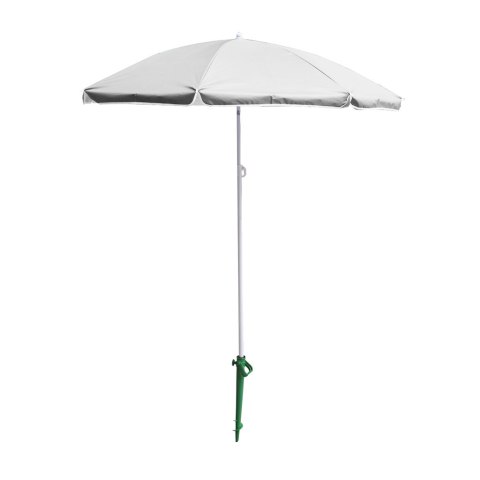 Parasol ogrodowy plażowy regulowany łamany składany UV 150cm szary