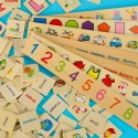 Sorter drewniany układanka logiczna dopasuj obrazki
