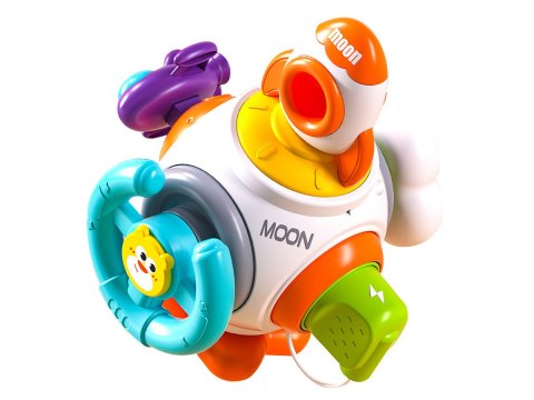 Kostka Sensoryczna Edukacyjna Interaktywna Zabawka Stacja Kosmiczna Rakieta