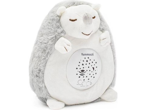 Pluszowy Jeż Jeżyk PROJEKTOR Maskotka Emituje Biały Szum Usypiacz Pomaga Zasnąć Zabawka Dla Dzieci