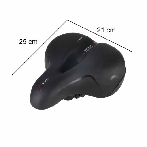 Siodełko rowerowe z pianki elastycznej z odblaskiem