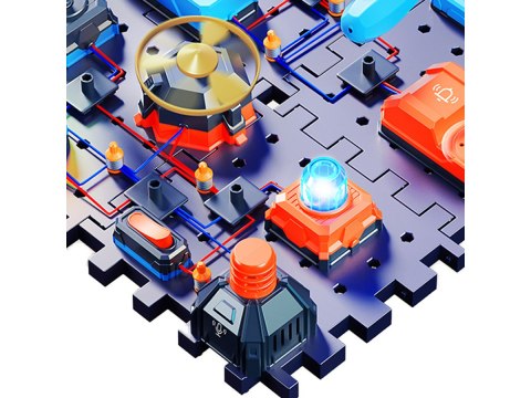 Zestaw Do Eksperymentów Naukowych Sygnalizacja Świetlna Wiatrak Zabawka Naukowa Eksperyment Obwód Elektroniczny