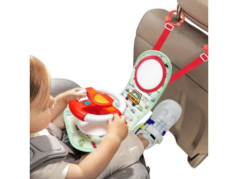 Zestaw Małego Kierowcy Edukacyjna KIEROWNICA DO SAMOCHODU Auta Interaktywna Mata