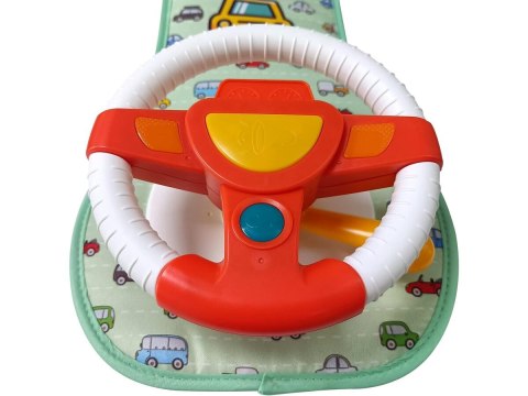 Zestaw Małego Kierowcy Edukacyjna KIEROWNICA DO SAMOCHODU Auta Interaktywna Mata