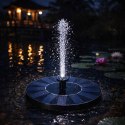 Fontanna solarna LUARO do oczka wodnego stawu do ogrodu pompa pływająca ogrodowa 16cm