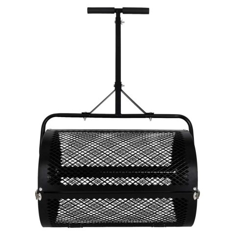 Rozsiewacz kompostu nawozu do trawnika LUARO walec siatkowy ogrodowy siewnik