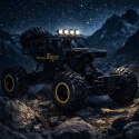 Samochód zdalnie sterowany na pilota RC Rock Crawler 1:12 4WD METAL czarny