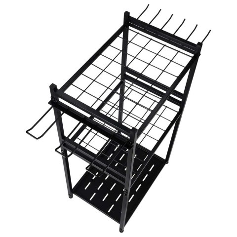 Stojak LUARO na narzędzia ogrodowe grabie łopaty miotły organizer warsztatowy