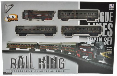 Elektryczna Kolejka - Parowóz + Wagony Pasażerskie