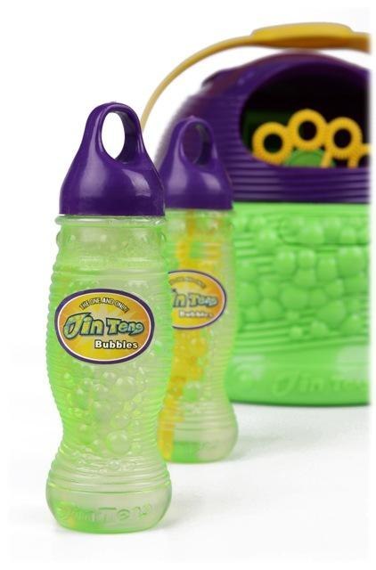 Maszynka do puszczania kolorowych baniek mydlanych + 2xuzupełniacz Bańki