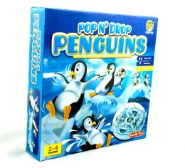 Gra rodzinna wyścig pingwinów lodowy chińczyk