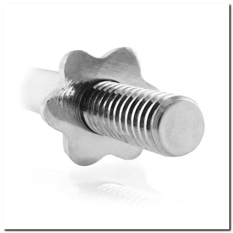 GPR120 GRYF PROSTY 6.75KG Z GWINTEM I ZACISKIEM 1200MM HMS