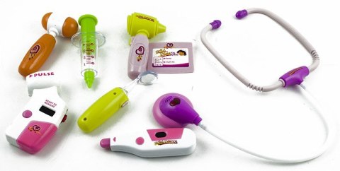 Zestaw lekarza w walizce DOKTOR +światła niebieski