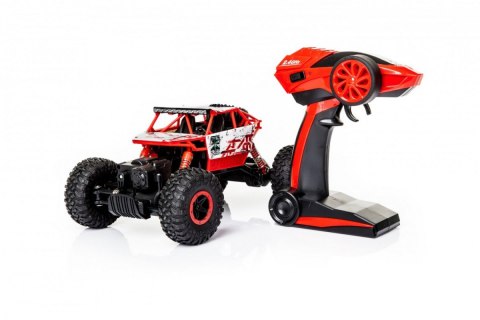 Samochód zdalnie sterowany na pilota RC Rock Crawler HB 2,4GHz 1:18 czerwony