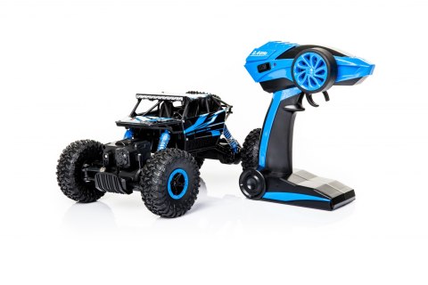 Samochód zdalnie sterowany na pilota RC Rock Crawler HB 2,4GHz 1:18 niebieski