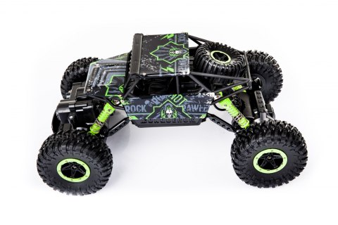 Samochód zdalnie sterowany na pilota RC Rock Crawler HB 2,4GHz 1:18 zielony