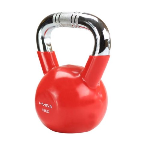 KTC06 RED UCHWYT CHROM RADEŁKOWANY KETTLEBELL ŻELIWNY HMS