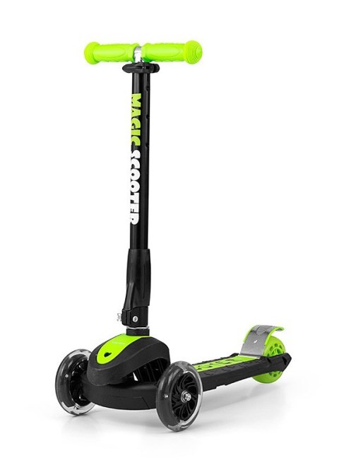 Hulajnoga Trójkolowa Scooter Magic Green (1590, Milly Mally) LED