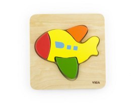 VIGA 50173 PIERWSZE PUZZLE MALUSZKA - SAMOLOT (1805, Viga)