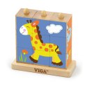 VIGA 50834 KOSTKI LOGICZNE -ZOO (0958, Viga)
