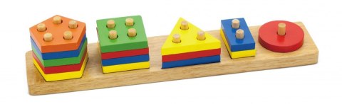 VIGA 58558 KLOCKI Z SORTEREM KSZTAŁTÓW -FIGURY GEOMETRYCZNE (0894, Viga)