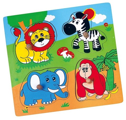 VIGA 59563 PUZZLE NIESPODZIANKA -ZOO (0932, Viga)