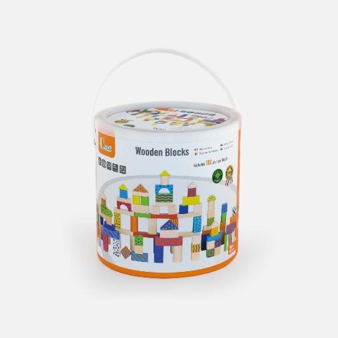 VIGA 59696 KLOCKI 100 ELEMENTÓW -COLORFUL SET (0885, Viga)