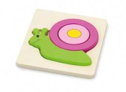 VIGA 59931 PIERWSZE PUZZLE MALUSZKA - ŚLIMAK (BOX) (1862, Viga)