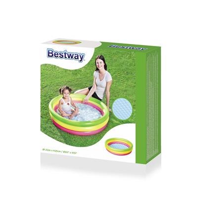 BESTWAY 51104 BASEN DMUCHANY TRZY KOLORY MEDIUM