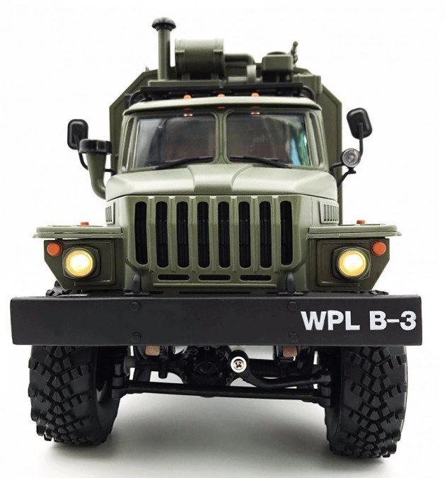 Ciężarówka wojskowa WPL B-36 (1:16, 4WD, 2.4G, LiPo) - Zielony
