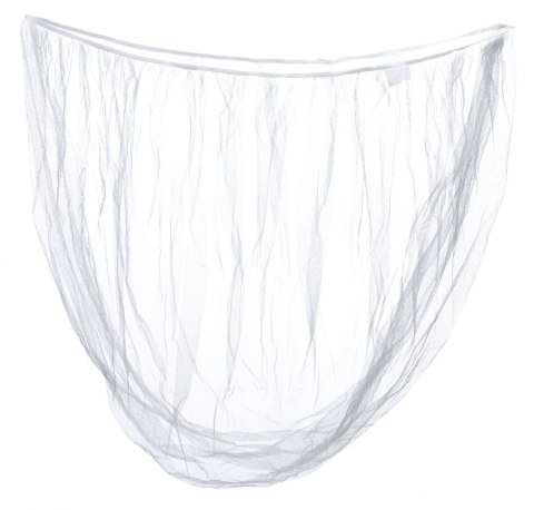 Moskitiera siatka na owady elastyczna na gumkę do wózka uniwersalna 140cm biała