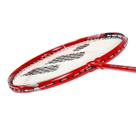 ALUMTEC 5566 ZESTAW RAKIET DO BADMINTONA 4 SZT + LOTKI 3 SZT + SIATKA + LINIE WISH