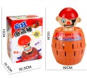 Gra zręcznościowa Szalony Pirat w beczce Ukłuj pirata 9 x 9 x 12,5 cm