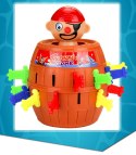 Gra zręcznościowa Szalony Pirat w beczce Ukłuj pirata 9 x 9 x 12,5 cm