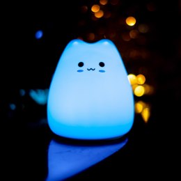 Lampka nocna dotykowa Little Cat - silikonowa LED