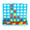 Gra logiczna planszowa szczęśliwa czwórka cztery w rzędzie 25x19x20 cm