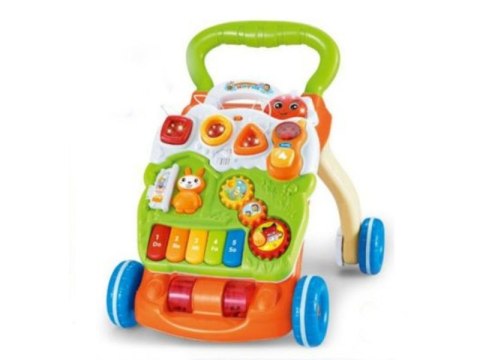 Wielofunkcyjny Interaktywny Jeździk Pchacz Grający