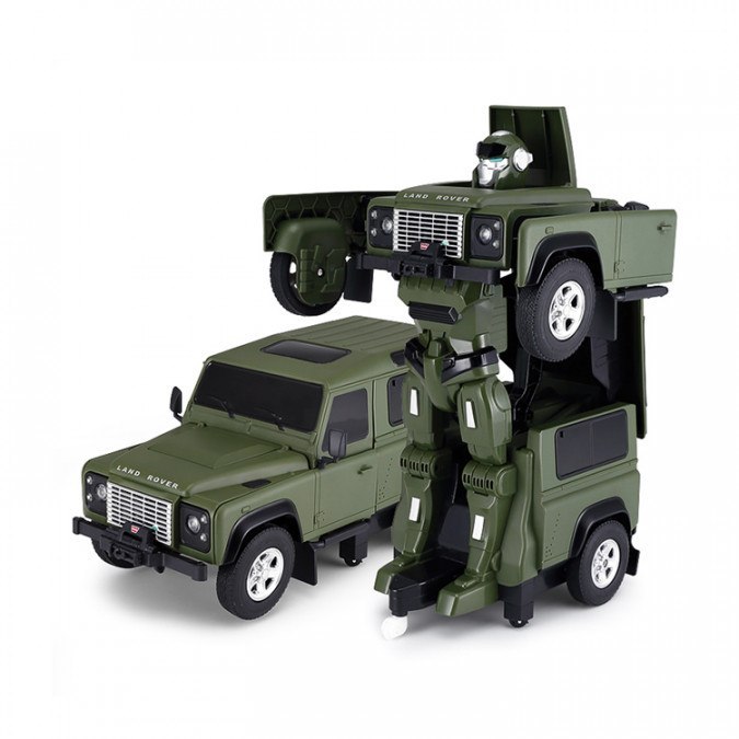 Land Rover Transformer 1:14 2.4GHz RTR (akumulator, ładowarka USB) - zielony